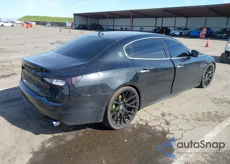 2014 Maserati Quattroporte S Q4 z USA, uszkodzony, nr VIN ZAM56RRA1E1099154